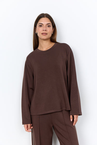 SoyaConcept Banu 387 Trui hot fudge