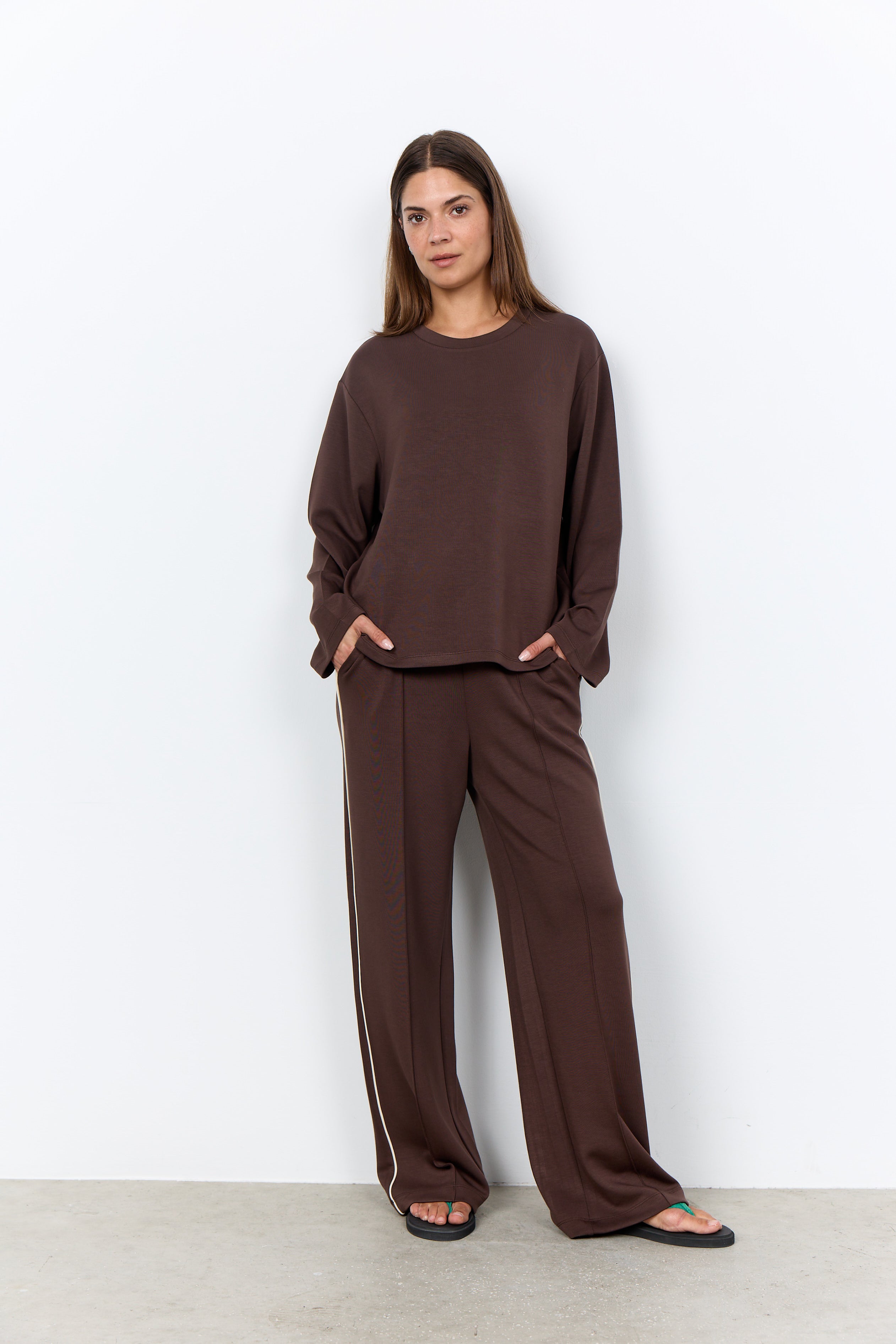 SoyaConcept Banu 387 Trui hot fudge