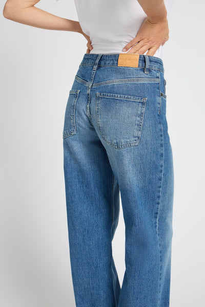 Pulz Jeans Vega Jeans Wide Leg L34 medium blue