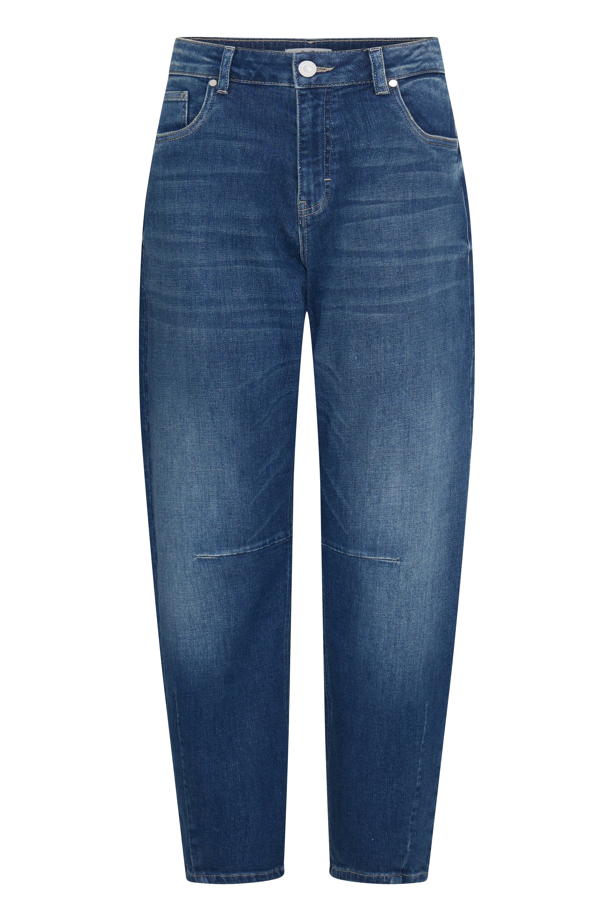 Pulz Jeans Anni HW Barrel Leg dark blue