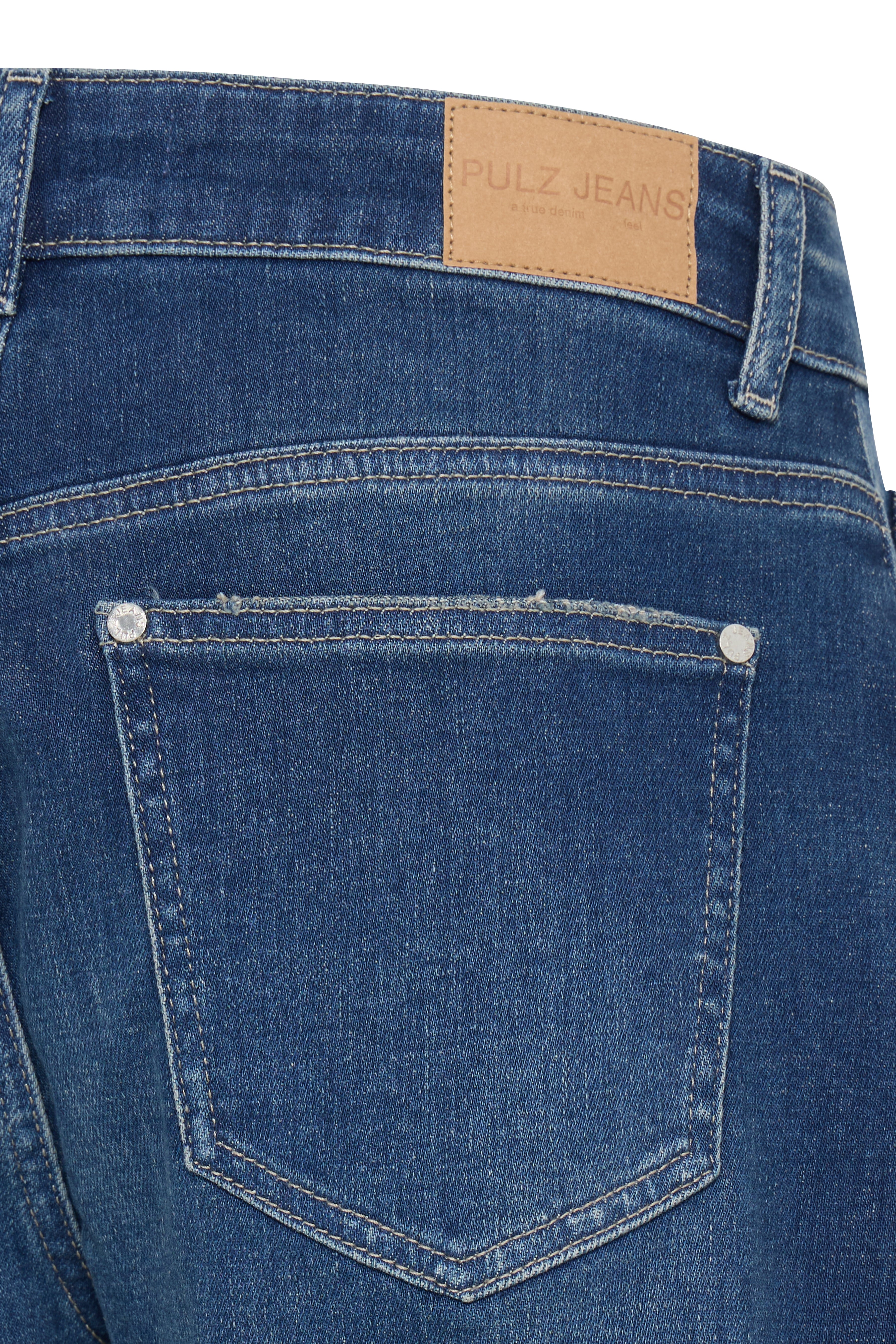 Pulz Jeans Anni HW Barrel Leg dark blue