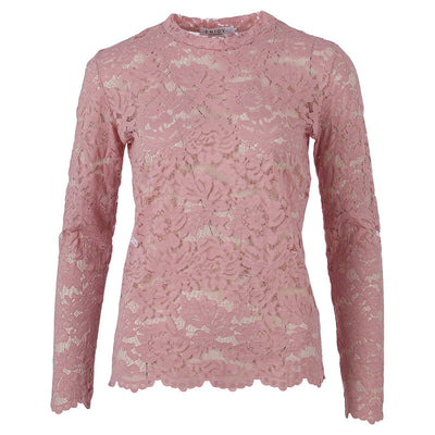 Enjoy Top Allover Kant 503259 Poederroze