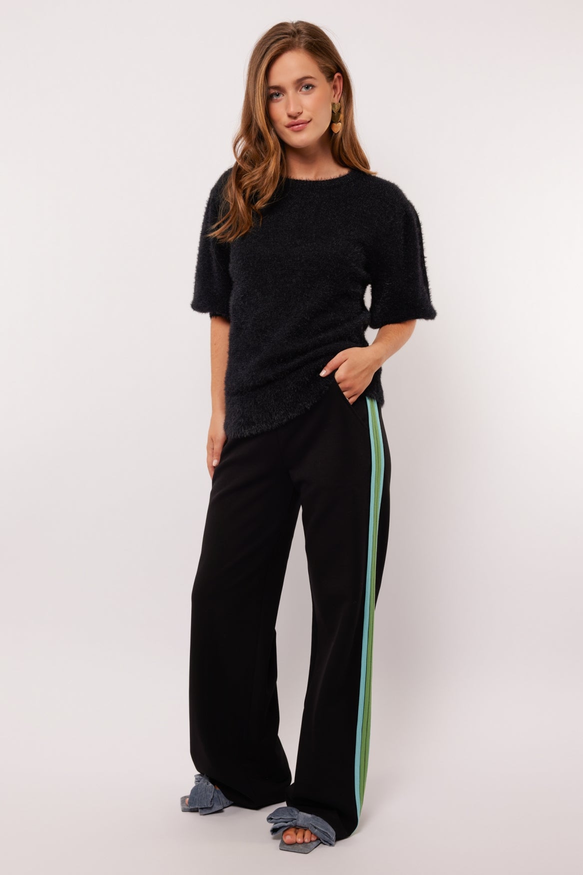 Fluresk Jorina Broek zwart