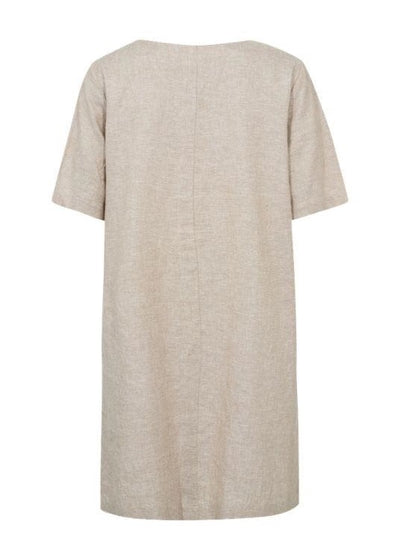 Freequent Lavasi Jurk sand melange/sliver 208144