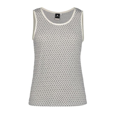 Luhta Hovinniemi Top offwhite zwart