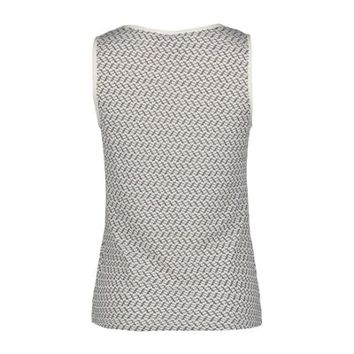 Luhta Hovinniemi Top offwhite zwart