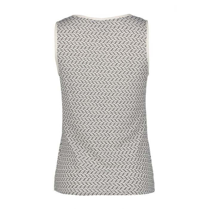 Luhta Hovinniemi Top offwhite zwart