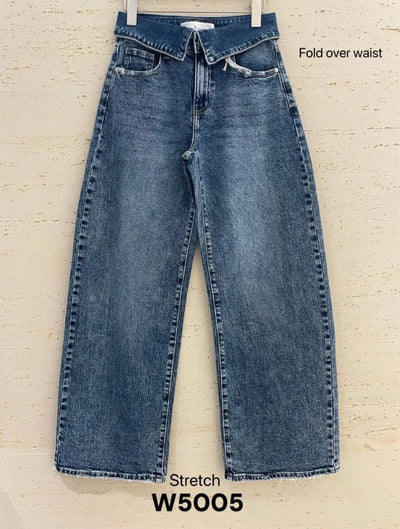 Queen Hearts Jeans W5005 dark blue