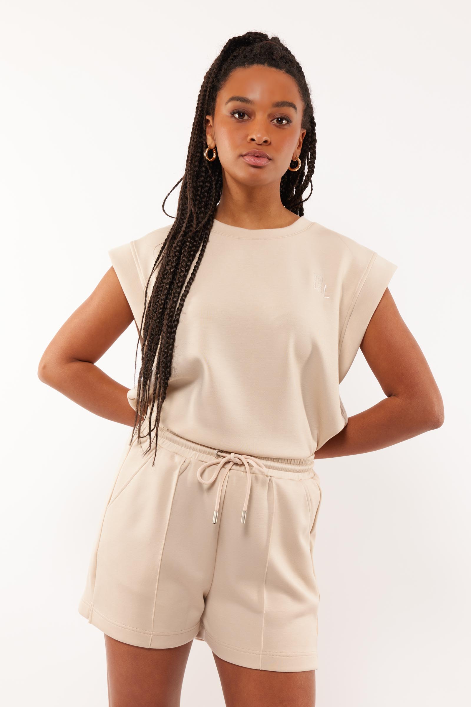 Fluresk Lucile Top zand