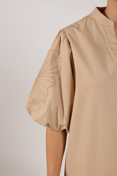 Nukus Mayke Jurk camel