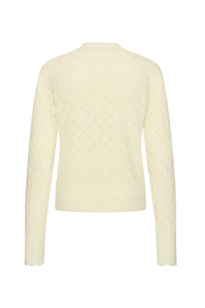 Mi Piace Ajour Cardigan Bow 202857 off white