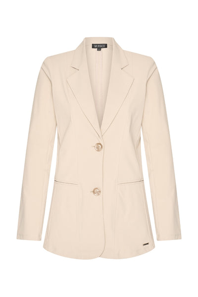 Mi Piace Halflange Travelstof Blazer 202102 beige