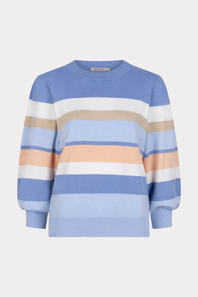 Esqualo Sweater Striped SP25.07015 blue