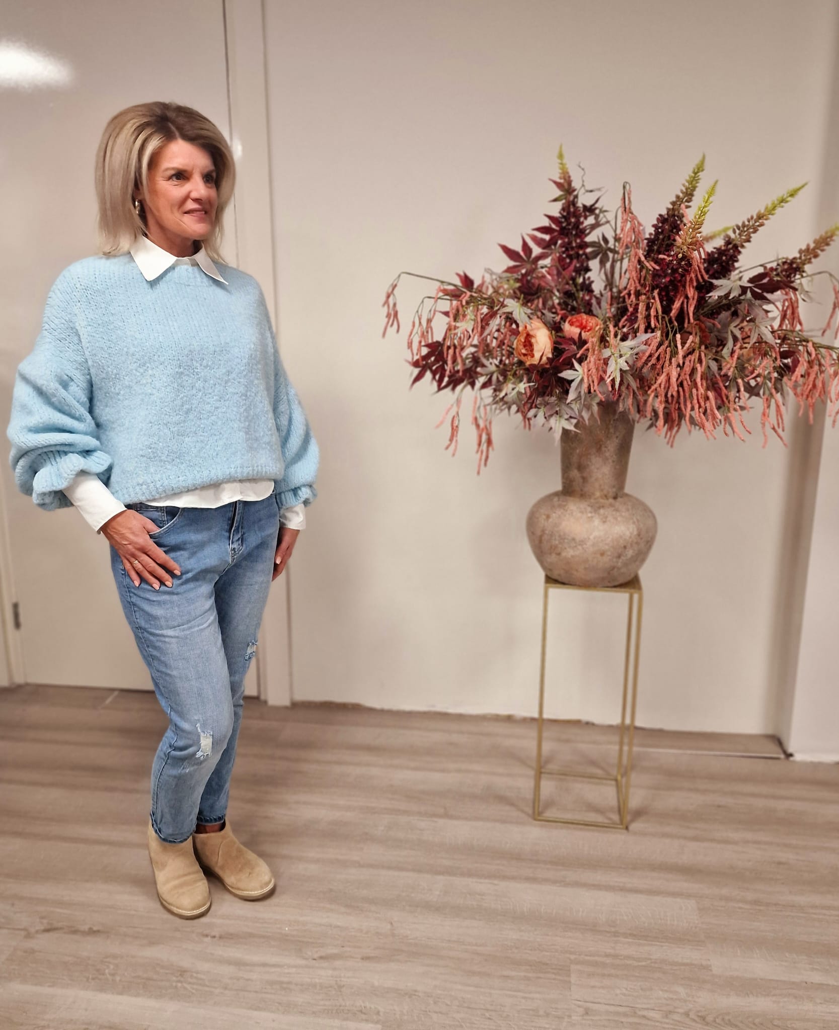 Boebou Sal Trui lichtblauw 0194