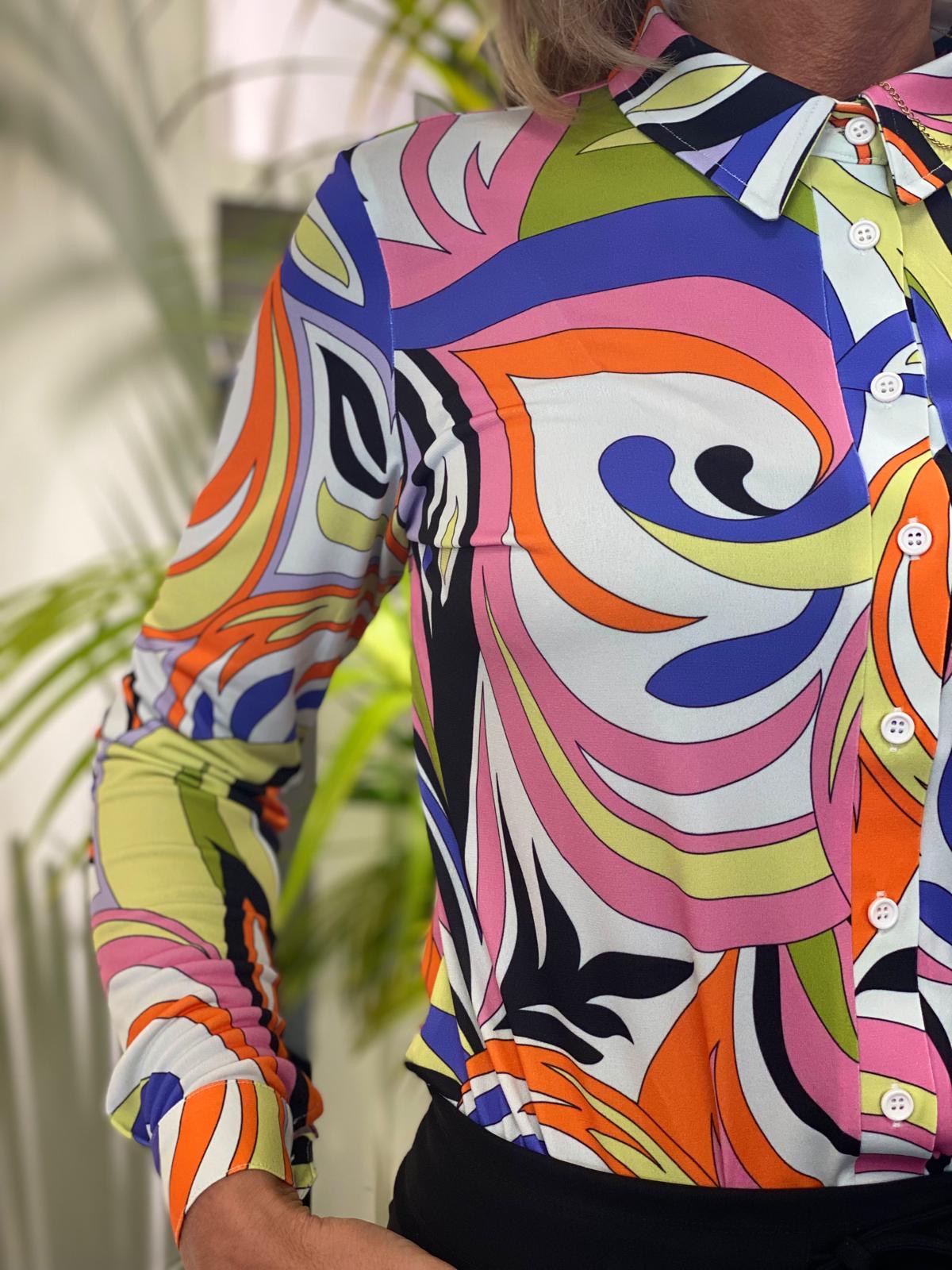 Angelle Milan Travelstof Blouse 1615/45205V2