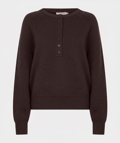 Esqualo Raglan Sweater cacao brown F26.07549