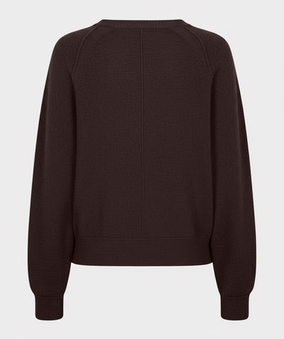 Esqualo Raglan Sweater cacao brown F26.07549