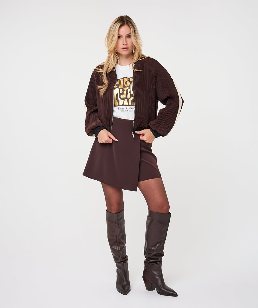 Esqualo Bomber Jacket cacao brown F26.28500