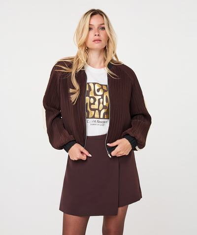 Esqualo Bomber Jacket cacao brown F26.28500