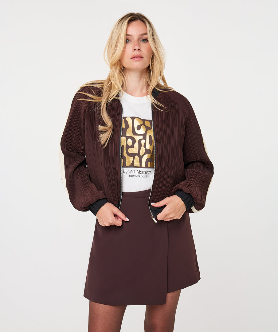 Esqualo Bomber Jacket cacao brown F26.28500