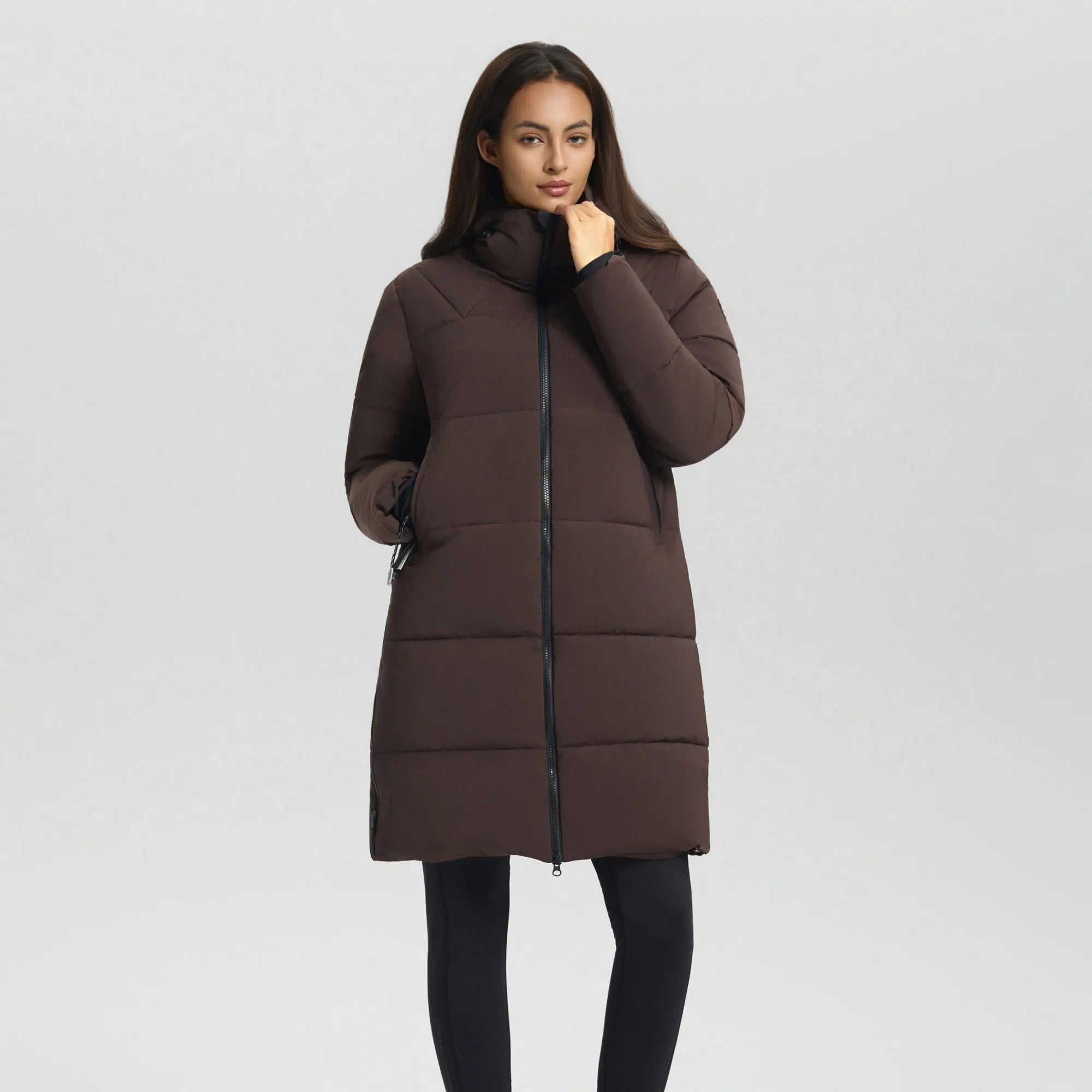 Luhta Eisele Winterjas dark brown