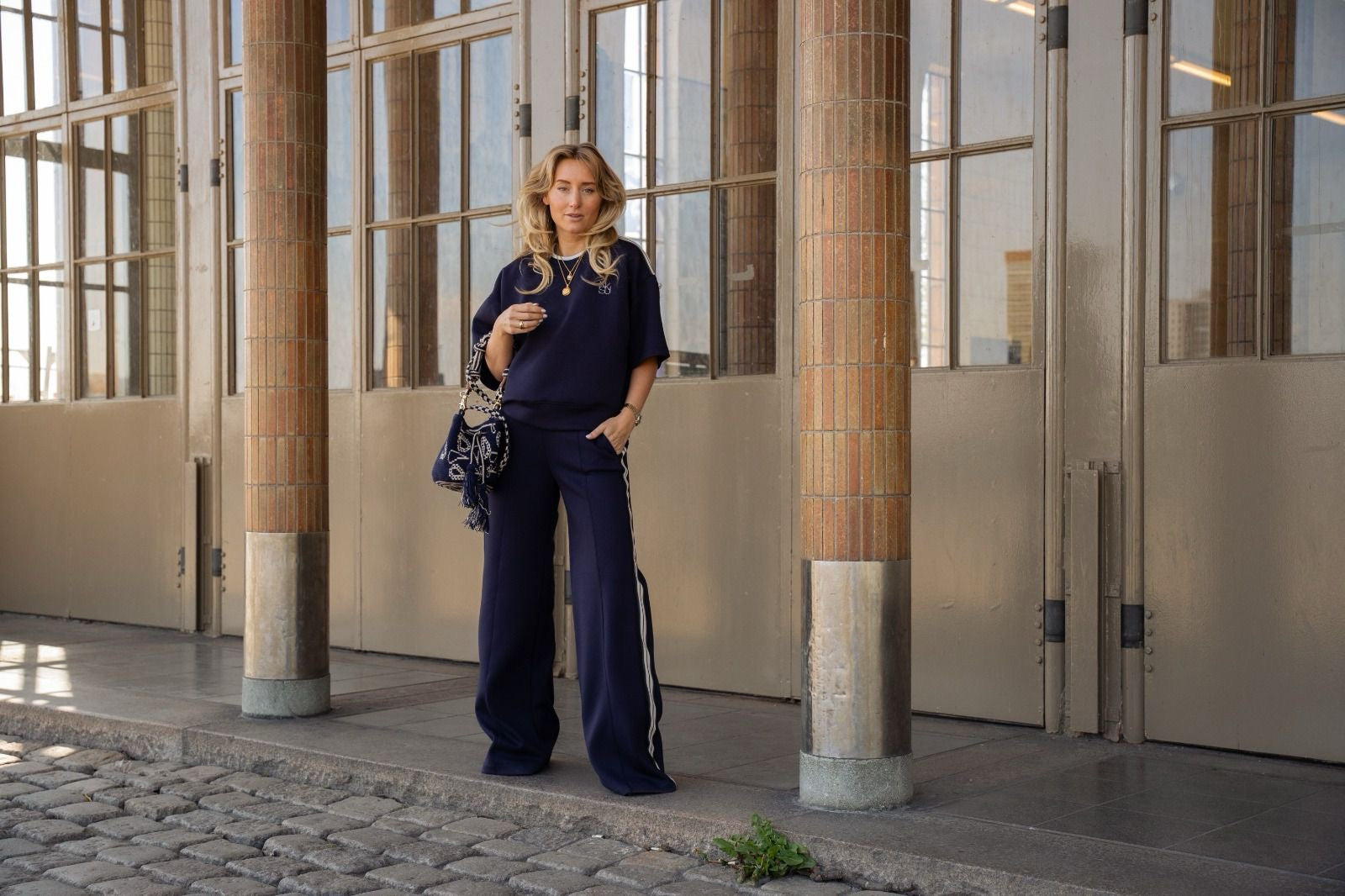 Nukus Nikkie Scuba Broek Tape donkerblauw