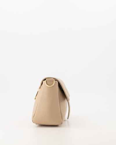 Amanda Tas Leer taupe T400