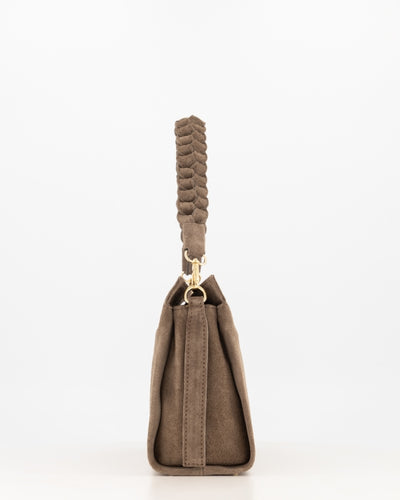 Sarah Schoudertas Suede T414 taupe