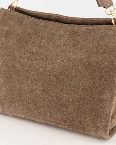 Sarah Schoudertas Suede T414 taupe