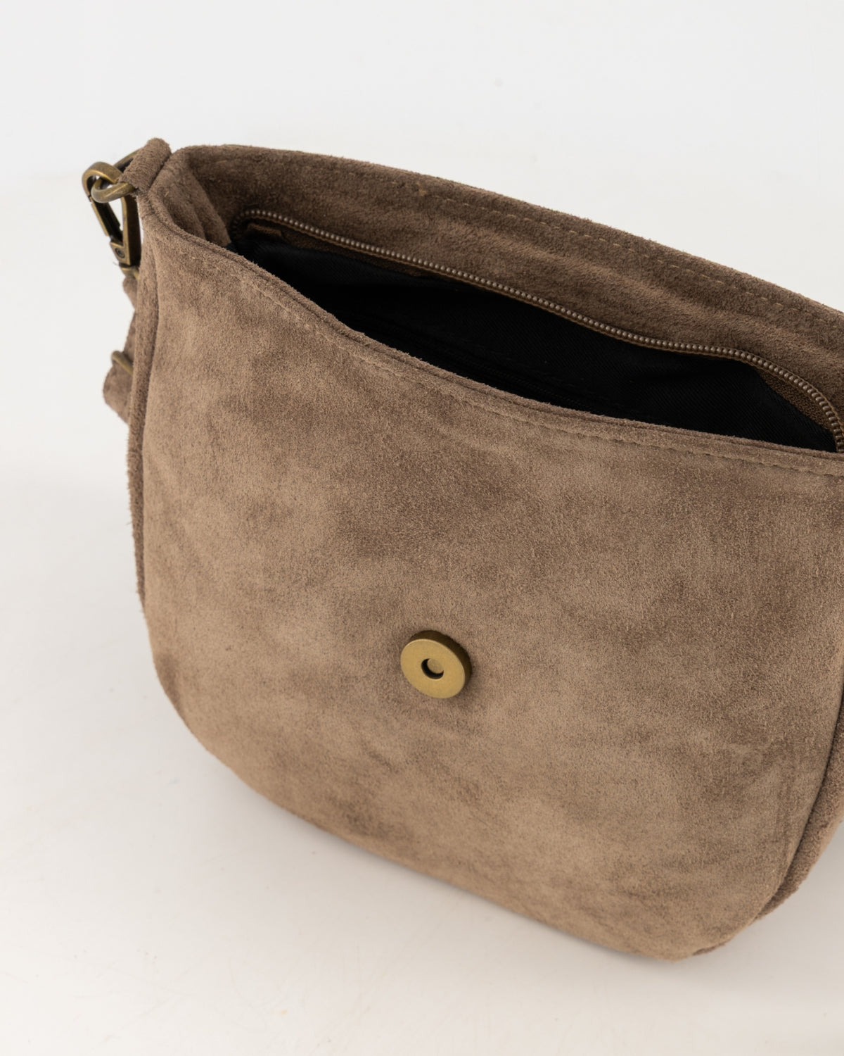 malta Crossbody Tas Suede taupe T410
