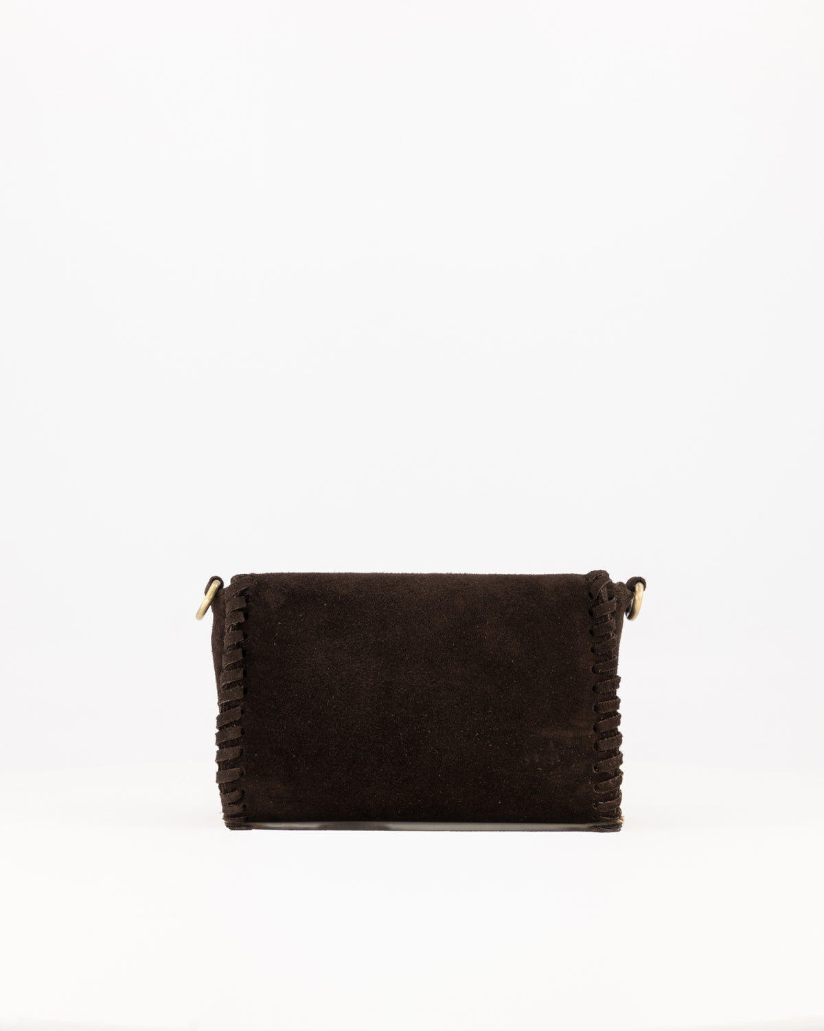 Romee Tas Suede donkerbruin T422
