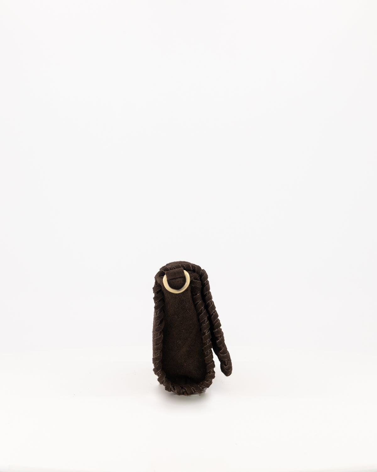 Romee Tas Suede donkerbruin T422
