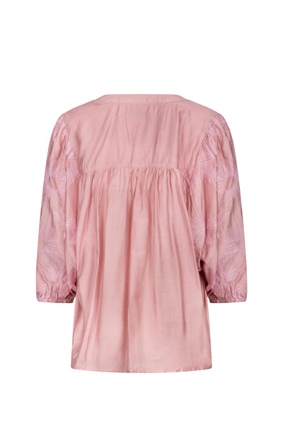 Nukus Lynn Blouse Embroidery blush