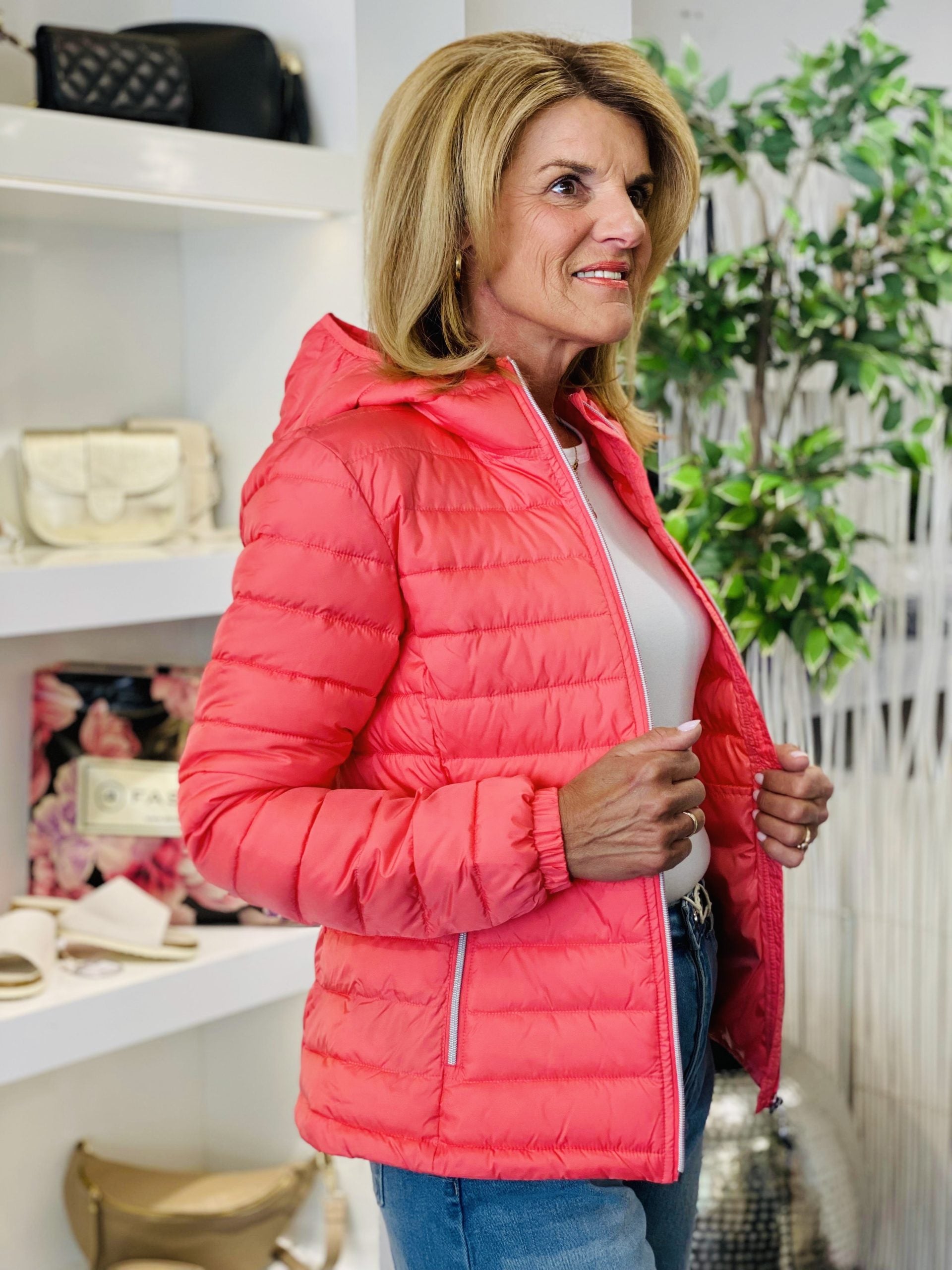 Luhta Emalkoski Jas koraalrood