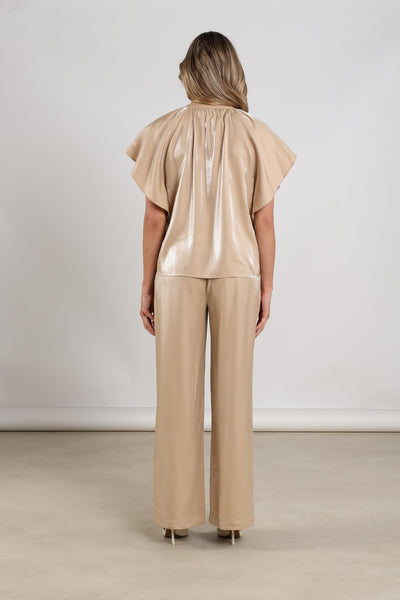 Nukus Rubi Broek Shiny sand