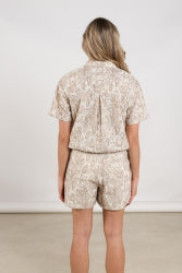 Nukus Leonora Blouse Paillet sand