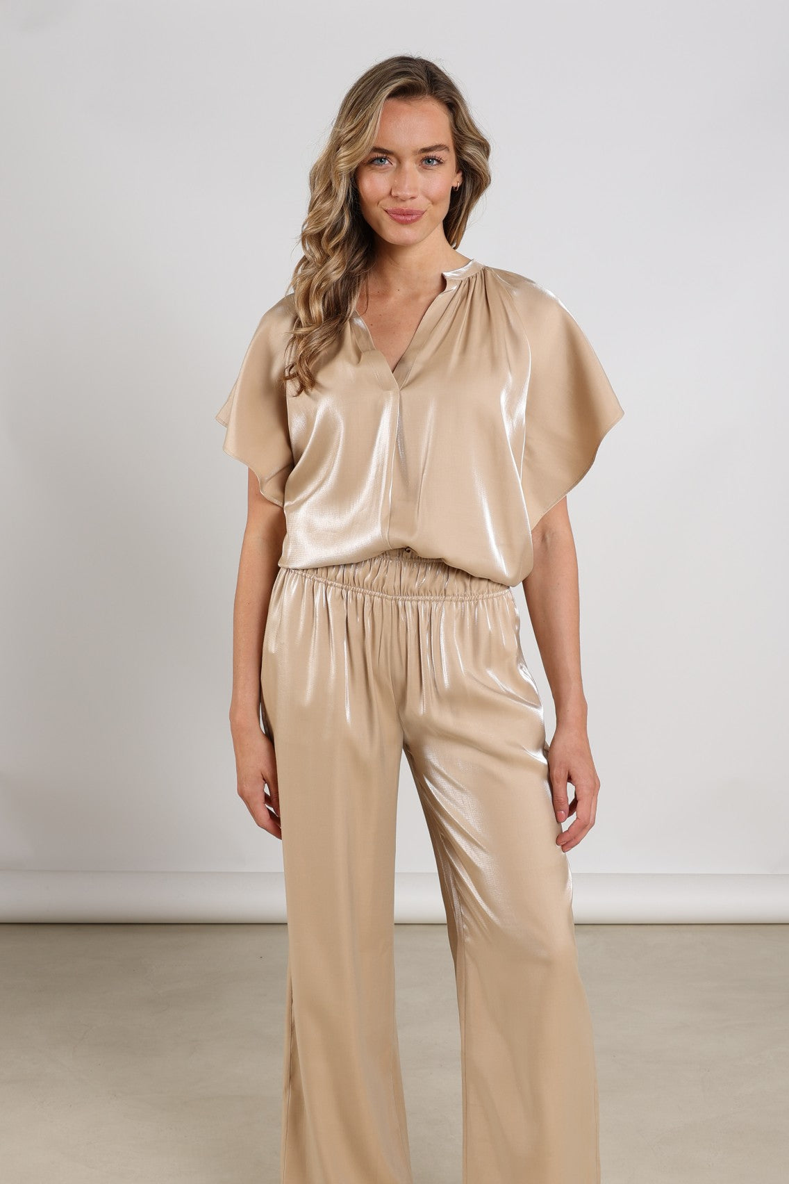 Nukus Taylor Top Shiny sand