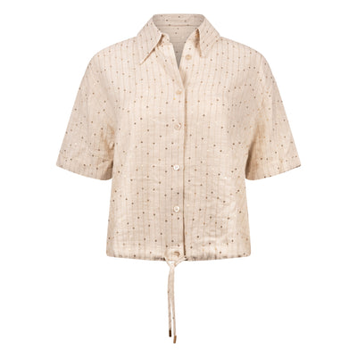 Nukus Leonora Blouse Paillet sand