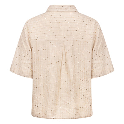 Nukus Leonora Blouse Paillet sand