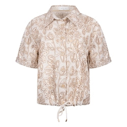 Nukus Leonora Blouse Paillet sand