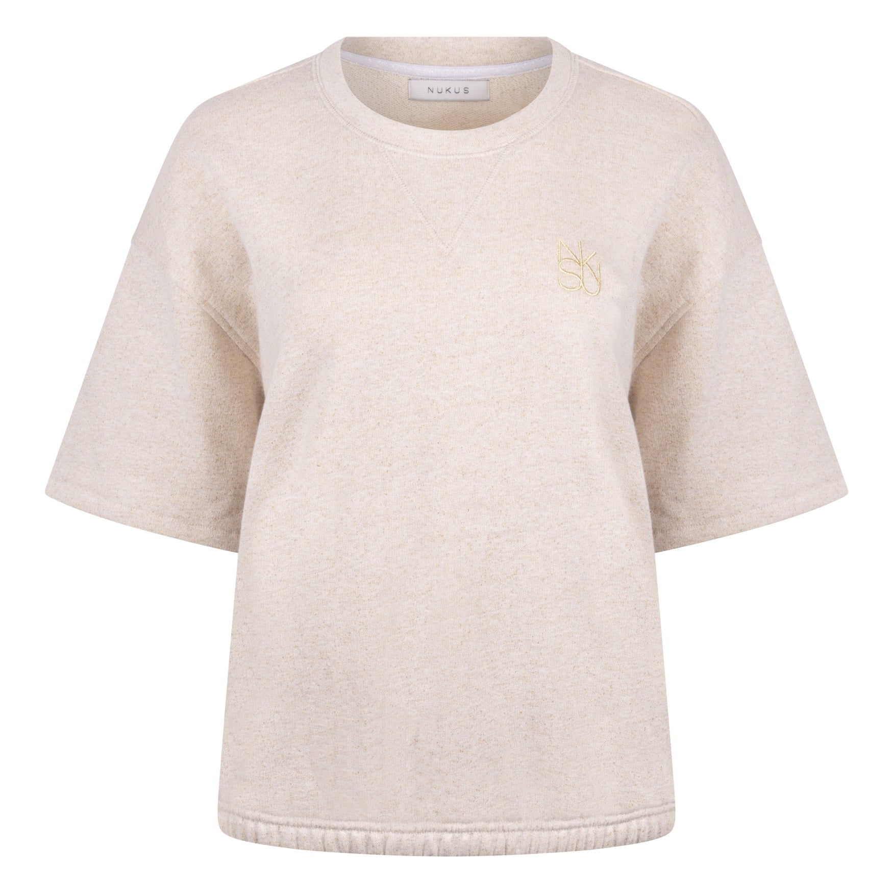 Nukus Roos Pullover Lurex sand