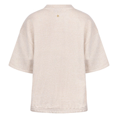Nukus Roos Pullover Lurex sand