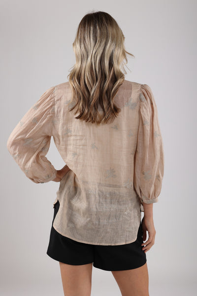 Nukus Lena Blouse zand