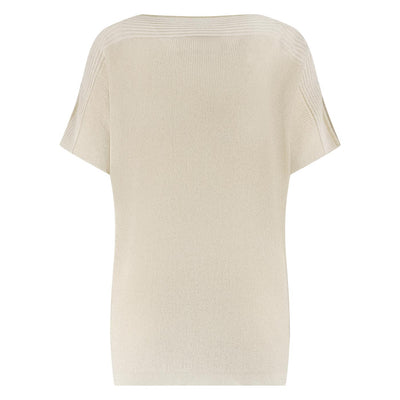 Nukus Merla Top Lurex zand