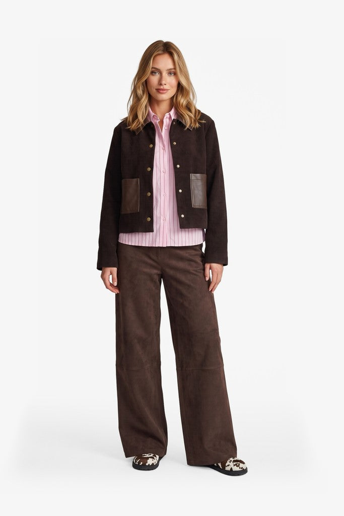 Fluresk Jet Jacket dark chocolate