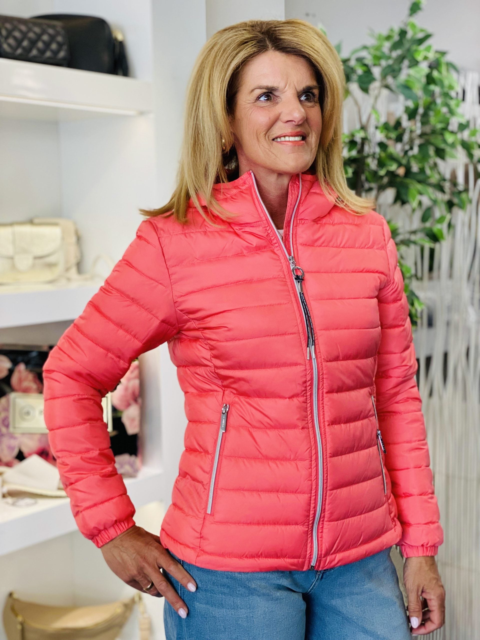 Luhta Emalkoski Jas koraalrood