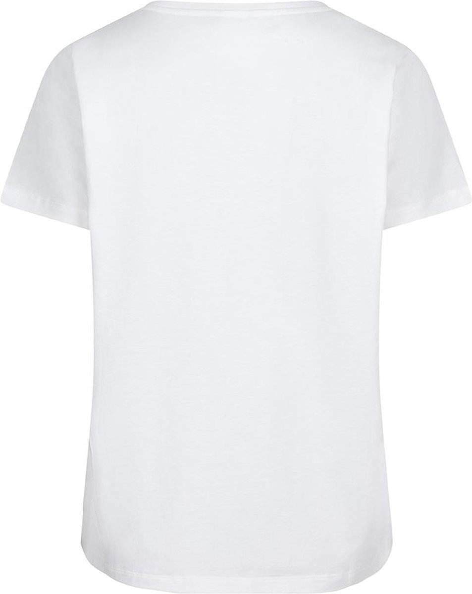 Esqualo T-shirt Foil Print SP25.05015 off white blue