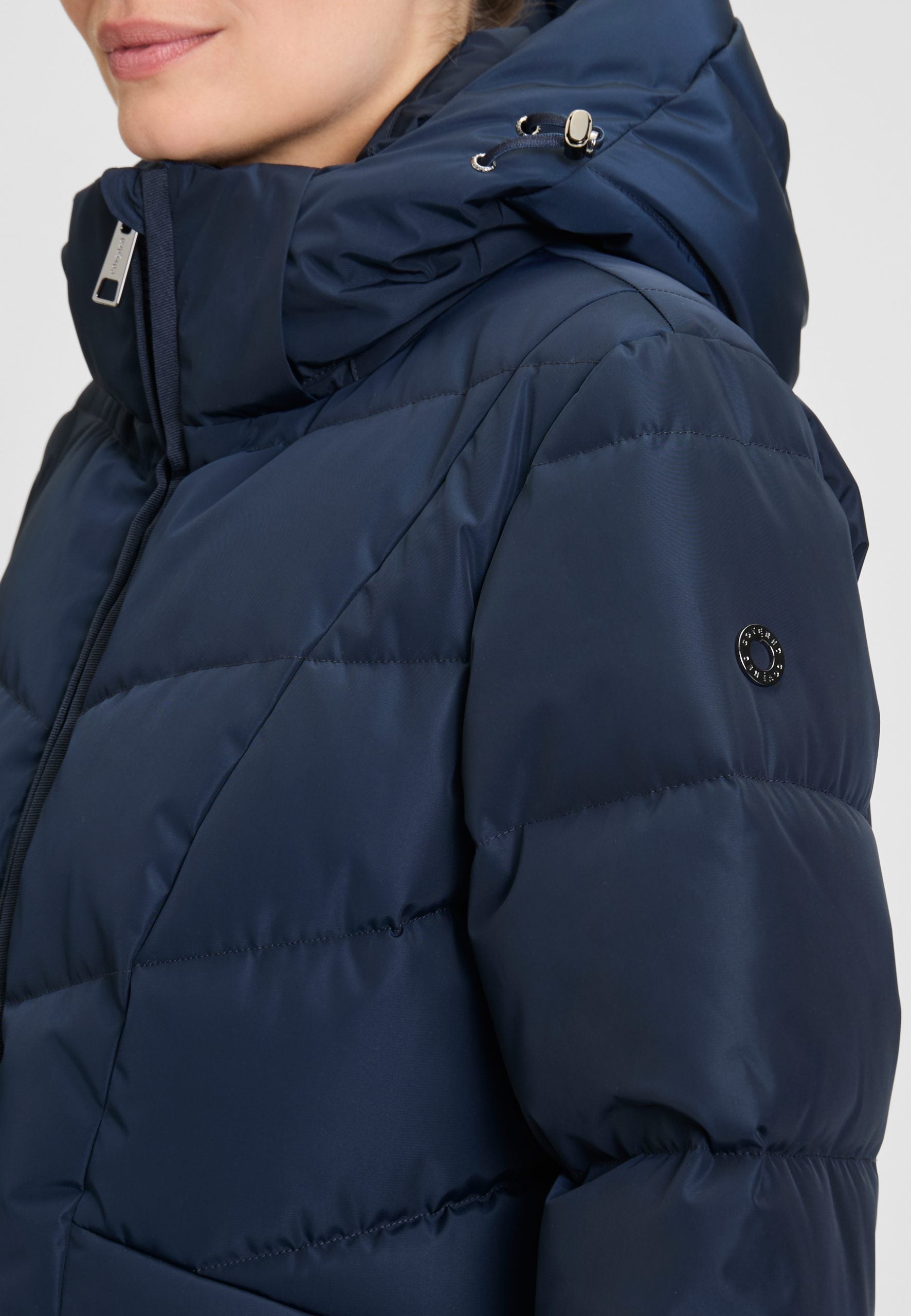 Covered Halflange Winterjas Adele 2 dark sapphire