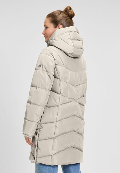 Covered Halflange Winterjas Adele 2 kit rainy day