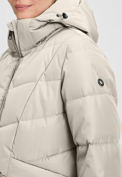 Covered Halflange Winterjas Adele 2 kit rainy day